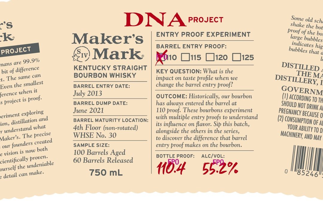 Maker’s Mark DNA Project